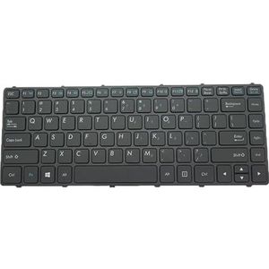 A+ Geen verlicht toetsenbord voor GETAC V138418GS1 531090280001 Engels zwart frame