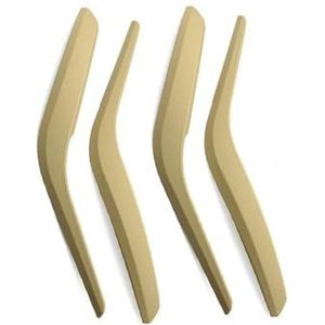 Deurgreep Vervanging buitenste afdekplaat linker- en rechterdeurgreep voor BMW X1 2010 2011 2012 2013 2014 2015 2016 Deurgreepset(Beige 4PCS Set)