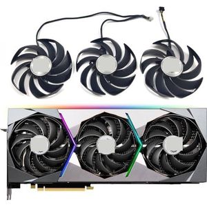 PLD10010B12HH RTX 3070Ti SUPRIM X GPU-ventilator, voor MSI voor 3090TI 3090 3080TI 3080 3070TI 3070 grafische kaartkoelventilator(Fan-B)