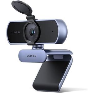 UGREEN - Webcam - 2K - USB - Met Twee Microfoons - Noise Cancelling - Autofocus