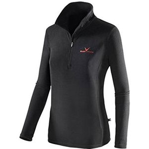 Black Crevice Dames fleece skisoli, zwart/rood, 40