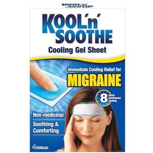 Kool 'n' Soothe Migraine Cooling Strips - 4 Stuks