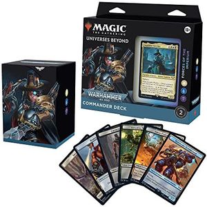 Magic The Gathering Universes Beyond: Warhammer 40.000 Commander Deck - Krachten van het Imperium, voor leeftijden 13+