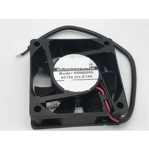 CPU Fan For XFAN RDH6020S DC12V 0.16A 6CM 6020 2-wire 60 * 60 * 20MM