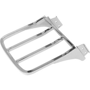 Achterrekken Motorfiets Voor Sportster Voor XL Voor Dyna Voor Softail Voor FLST Voor FLSTC Voor LSTC Motorfiets Achter Sissy Bar Rugleuning Bagagerek Motorfiets Bagagedrager(Chrome)