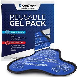 Gel Ice Pack voor blessures herbruikbaar: koud/warm pak voor nek schouder knie - warme koude therapie voor rotator manchet blessures bursitis en zwelling - schouder ijspakket wrap voor schouderbrace
