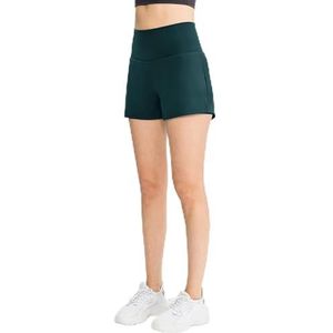 BDWMZKX running shorts womens Summer Pocket Yoga Sports Shorts For Women,cycling Shorts Women Gym Shorts For Women Ice-feeling Quick-drying Fitness Running Loose Tennis Shorts-green 2-8 L