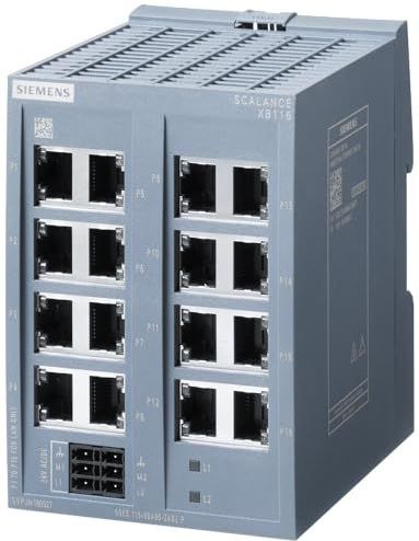 Siemens - SCALANCE XB116 - Netwerkschakelaar - 16x 10/100 Mbit/s - IP20