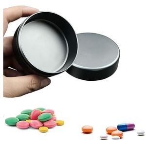 Pill dispenser Pill Holder, Pill Organizer Airtight Pill Box, Pocket Pill Case Metal Medicine Storage Bin For Daily Travel Outdoor (Size : S)