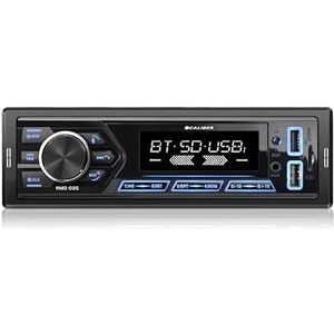 Caliber Autoradio Bluetooth 1DIN, FM Tuner, 4x55W Max Power, USB/Micro SD, 2.1A Laadfunctie, Aux-in, Handsfree bellen, RCA-uitgang, MP3/WMA/APE/FLAC
