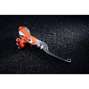 Rem Koppelingshendels Universele 12.7mm Voor Adelin Voor PX13 Voor Kawasaki Voor Suzuki Motorfiets Rem Koppeling Pomp Hoofdremcilinder Hendel Handvat Remhendelhendel Zitstok (Color : Orange, Size :