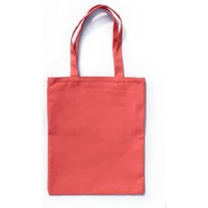 Vrouwen Solid Canvas Casual Schoudertassen voor Vrouwen Hoge Capaciteit Vrouwelijke Handtassen Boodschappentas Dagelijks Leven, Rood, Regular