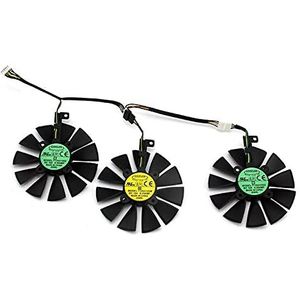 LMNCBVYA T129215SU T129215SM 12V 0.50A Cooling Fan for NVIDIA GeForce GTX 1060 1070 1080-3 Pack Replacement Fans