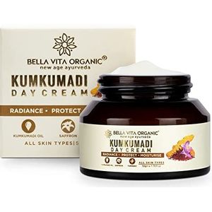 Ethnic Choice Organic Kumkumadi Day Face Cream for Dry to Normal Skin for Naturally Brightens & Nourishes skin With Kumkumadi Face Oil For Glowing Skin for Women,Men, 50 Gm