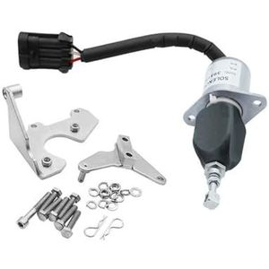 12V brandstofafsluitsolenoïde, kunststof, geschikt voor Cummins, geschikt voor Dodge 5.9L 8.3L motoren, geschikt voor Ford Freightliner