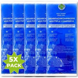 LisaCare Koud warm kompres groot, 5 x grote koelpads, 29 x 12 cm, koelverpakking, koelpads voor kinderen, direct koelpakket voor insectenbeten, kneuzingen en andere verwondingen (groot)