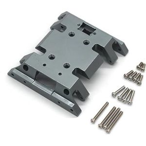 For MN 128 accessoires MN86S mn128 RC Afstandsbediening Auto Metalen PO Accessoires Wave Box Bodemplaat(Dark Grey)