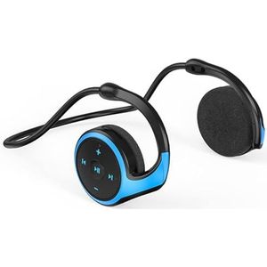 SUJAHHUJIQ Achter het hoofd hoofdtelefoon, Bluetooth 5.0 hoofdtelefoon wrap around hoofd, lichtgewicht kleine opvouwbare draadloze sport zweetbestendige headset met microfoon, TF kaartsleuf