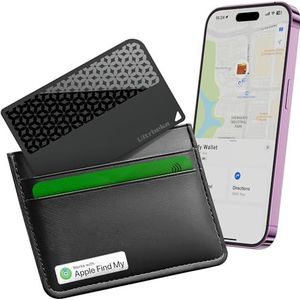 [2025 Nieuw] Ultradunne Air Tag Card-Style [Apple MFi gecertificeerd] Bluetooth-tracker (alleen iOS) voor portemonnee, artikelzoeker werkt met Apple Find My Smart Tag | AirTag-alternatief voor