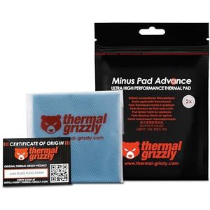 Thermal Grizzly Minus Pad Advance - Warmtepasta - 100x100x2.0 mm