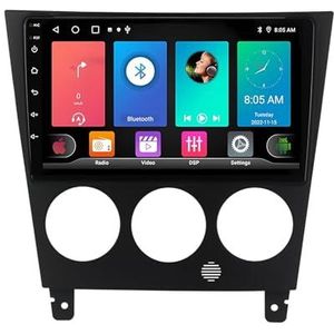Dubbele DIN Android 14 autoradio voor Subaru Impreza 2002-2007 9 Duim QLED Touch screen-met Draadloze Carplay Android Auto GPS navigatie 4G WiFi Stuurwielbediening achteruitrijcamera(P3 WIFI 4-Core 2G