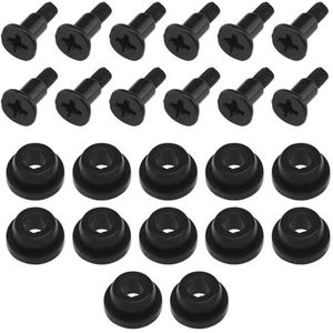 Create idea 12 sets 2,5 inch harde schijf schroef met rubberen ring kit harde schijf schokabsorberende schroef schokabsorptie schroef voor 2,5 inch HDD SSD computerbehuizingen