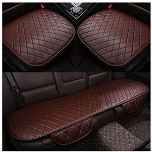 Stoelhoezen Beschermhoezen Autostoelhoes Voor Mercedes Ml-klasse Gl-klasse VG-klasse Voor Viano Pu-leer Universeel Kussen(Koffie)