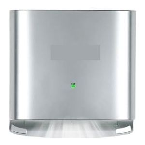 Elektrische handdror Infraroodsensor Jet Föhn, badkamer Ponsvrije installatie Blaas mobiele telefoon,Snel drogend(White)