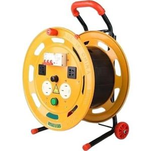 Handmati ontvangst- en kabeltrommel, draagbare mobiele haspel for vezelkabel, netwerkkabel, signaalhaspel, le(1)