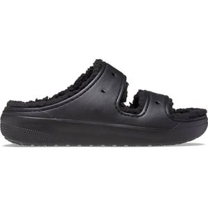 Crocs - Classic Cozzzy Sandal Slide - Pantoffels - Zwart