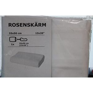 DiscountSeller ROSENSKÄRM Kussensloop voor ergonomisch kussen, wit, 33 x 50 cm, duurzaam en gemakkelijk te onderhouden. Kussenslopen. Beddengoed. Beddengoed. Textiel. Milieuvriendelijk.