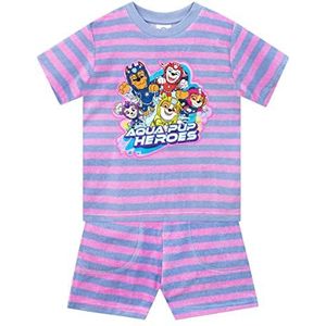 Paw PatrolBadstof T-shirt en korte broek Set Aqua Pups Meisjes Handdoek Outfit Voor Strand Zwembad Zwemmen Veelkleurig 110