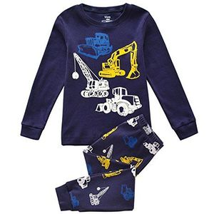 Tkiames Jongens Pyjama voor Jongens Truck Dinosaurus Kid Pjs Peuter Kleding Lange Mouw Nachtkleding Set