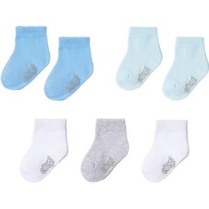 Ellepi babysokken 0-6 maanden katoen, hemel, 0-6 mesi