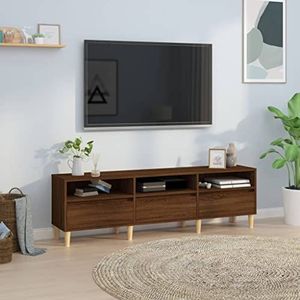 AJJHUUKI Entertainment Centra & TV Stands TV-meubel Bruin Eiken 150x30x44.5 cm Engineered Houten Meubels