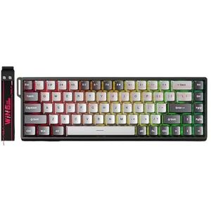QPSJXN Aangepaste Gaming Toetsenbord 60% 68% Magnitische Schakelaar Rapid Trigger RGB Hotswap 8k Terug voor win60 Win68(WIN68HE Pro)
