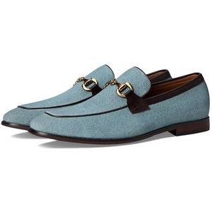 Steve Madden Heren Odello Driving Style Loafer, blauw Denim, 7.5 UK, Blauwe Denim, 41 EU