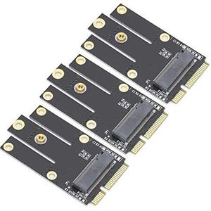 3 STKS M.2 NGFF naar Mini PCI-E draadloze netwerkadapterkaart, mini draagbare converter voor draadloze wifi, compatibel met Bluetooth-netwerkkaart voor 3160NGW 8260NGW AX200NGW ect.