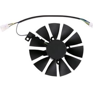 87MM PLD09210S12HH GTX1060 GTX1070 Koelventilator voor ASUS GTX 1060 1070 RX 480 Grafische Kaartkoeler T129215SU FDC10U12S9-C(Black B-Fan PLD)
