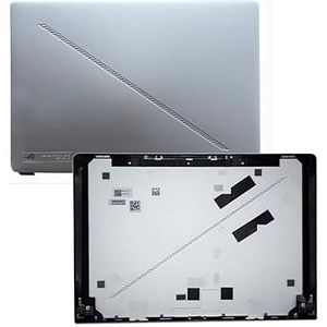 Zilver 14 inch LCD-achterdeksel cover bovenhoes + schermscharnieren compatibel met ASUS ROG Zephyrus G14 GA403 GA403U-serie 2024-modus