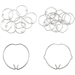 40pcs Lamphouder Spring Ringen f50mm Lamphouder Clip Sluiting LED Downlight Houder Halogeen Bulb Houder, voor de meeste inbouwspots spots plafondlampen (2 versies)