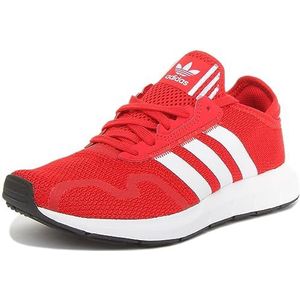 adidas - Swift Run X J - FY2152 - Color: White-Red - Size: 4.5 Big Kid
