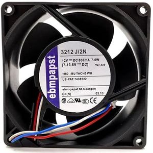 Original 3212 J/2N 9CM server fan 92 * 92 * 38mm 12V 7.6W double ball large air volume fan