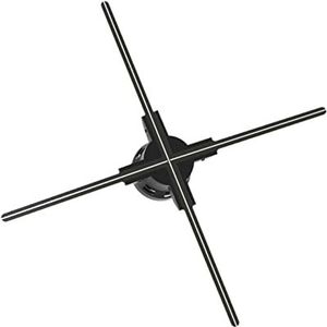 3D Hologram Fan, Hologram Fan Projector, 25,6 ""Blote-oog Holografische 3D-projector Wandmontage Reclamemachine Virtuele ophanging Stereo Wifi-verbindingsscherm voor Winkel/Bar/Kerstmis/Halloween