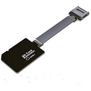 ADT-Link MicroSD TF-verlengkabel, micro SD-verlengkabel, Express-verlengkabel, linker, TF-kaartlezer, adapter voor SDHC SDXC UHS-I, stabiel, geen FPC-kaartleestlijn tot 104 MB/s (10 cm, B21SF)