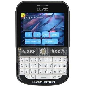 LILYGO T-Deck Plus ESP32-S3 LORA-89 SX1262 Ulbox GPS wit toetsenbord 2,8 inch touchscreen TTGO Development Board met ABS Shell versie (868 Mhz)