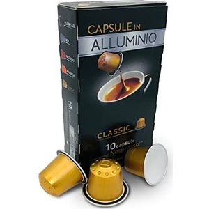 SORINA Aluminium Kaffeepads – QUALITA' ORO CREMOSO aluminium koffiecapsules - krachtige mix van 10% Arabica en 90% Robusta