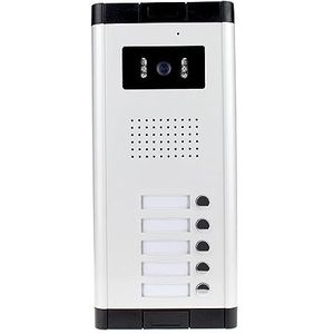 Walkie-talkie, 700TVL Waterdichte Intercom Systeem Video Deurtelefoon Outdoor Camera IR Licht Vision Met Multi Call Knoppen for Appartement/Woningen(520C-5)