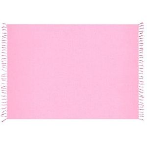 Premium Sarong Pareo Wrap Skirt Strandlaken Lunghi Dhoti Plain Opaque Plain Roze