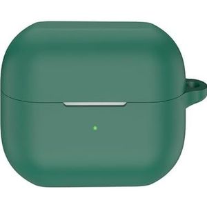 Voor Samsung Galaxy Buds 3 Pro/3 hoofdtelefoon case Siliconen case Drop-proof en stofdichte hoofdtelefoon case (Donkergroen)